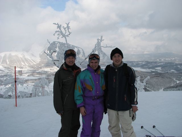 Sapporo 2007: Prof. Nishiura and Hiroshi Kori